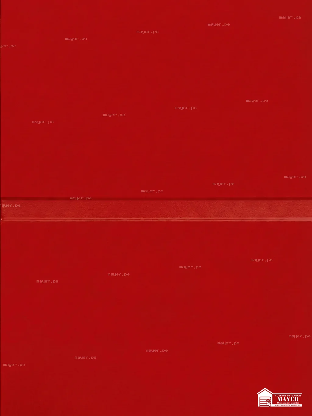 Acabado RAL3000 Liso