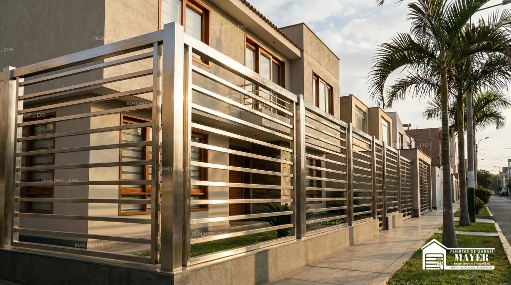 Fabricación de rejas perimetrales de seguridad y cerramientos metálicos | Puertas Automáticas Mayer